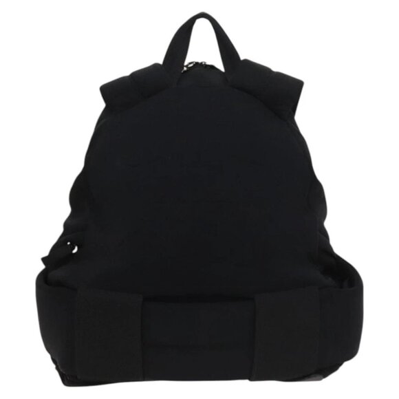 PRADA Sports Backpack Cotton Black Silver Auth bs26584 - Picture 3 of 14